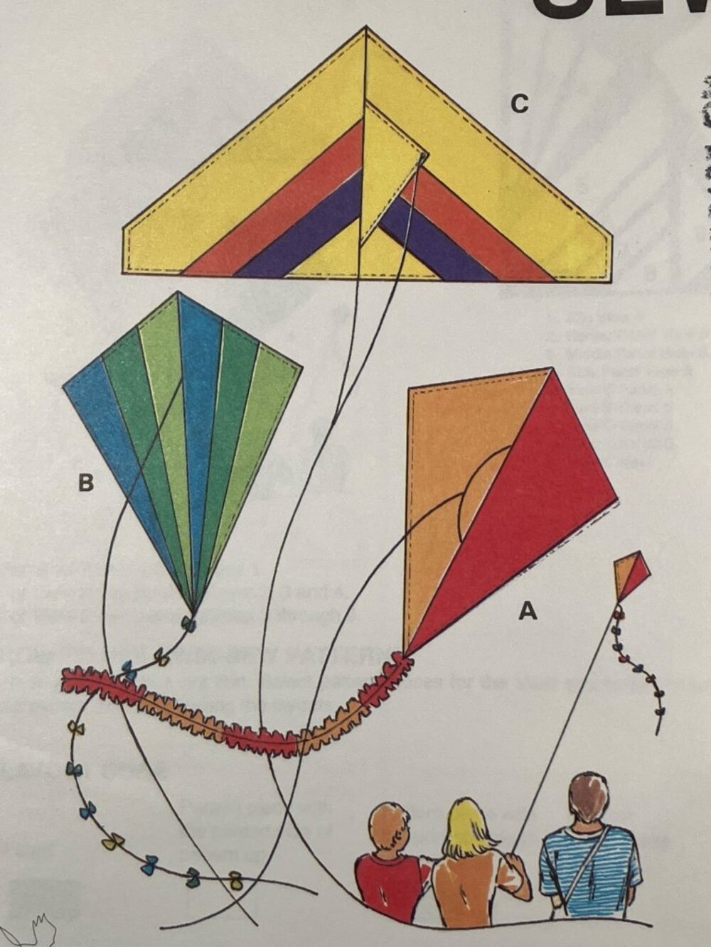 90s Kwik Sew 2283 Kite Sewing Pattern DIY Diamond & Delta Kites FF